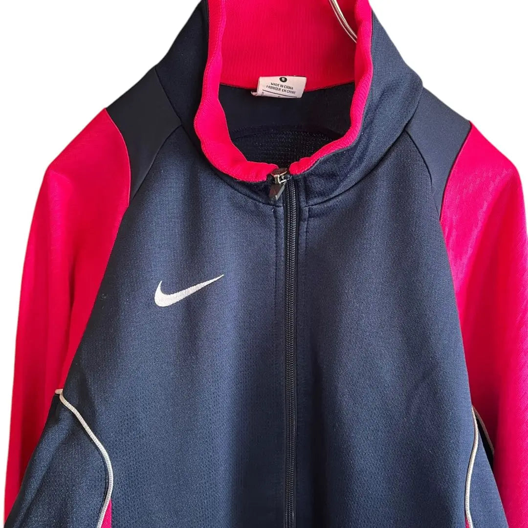 [Nike] DRI-FIT Zip Up Jacket Navy/Pink