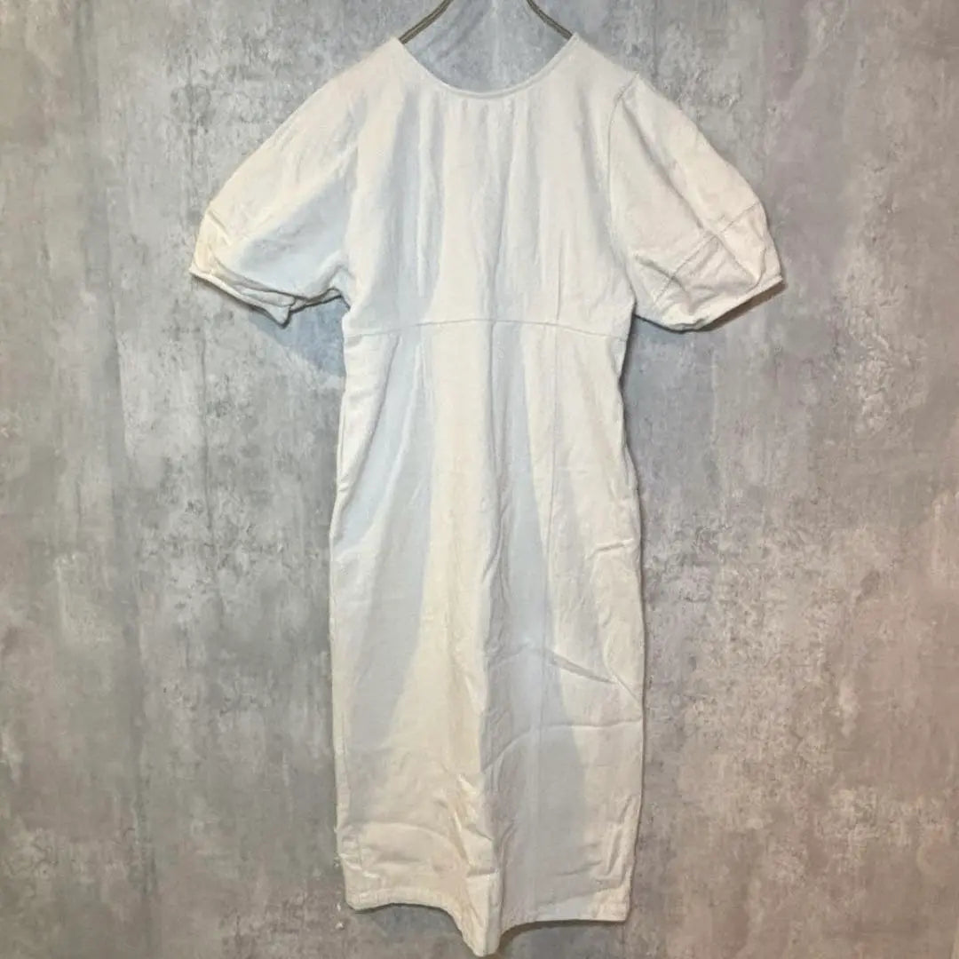 ✨Various and Reasonable✨ Titi Bait [M] Puff sleeve knee length dress 100% cotton