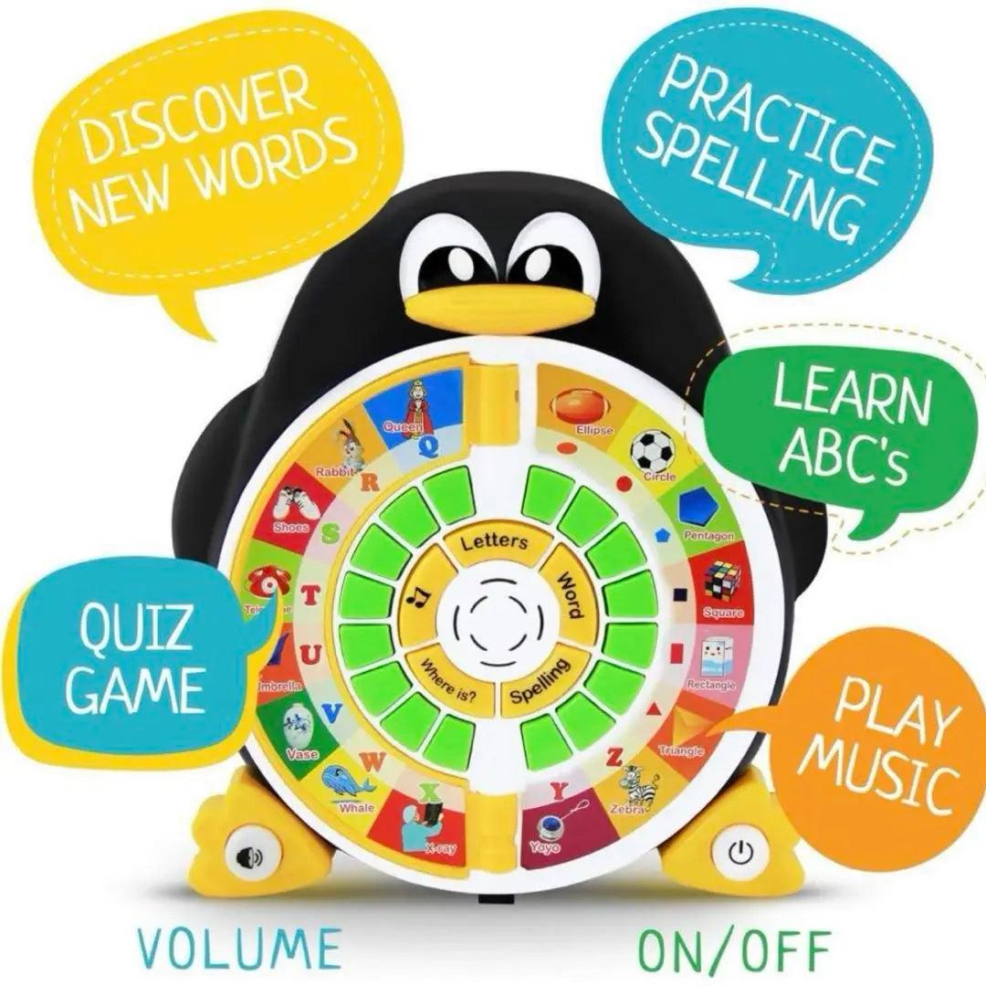 Juguetes educativos Juego de aprendizaje electrónico Penguin ABC Juguete educativo para aprender música Juguete para aprender inglés