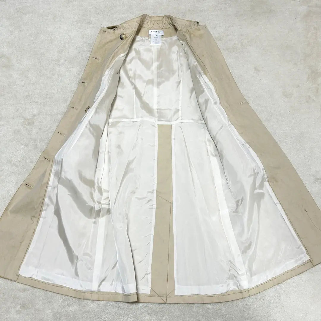 Is there a reason? Givenchy trench coat, damaged finish, spring coat, beige