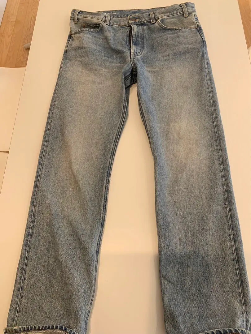 Celine by Edith Liman Straight Wash Denim Pants