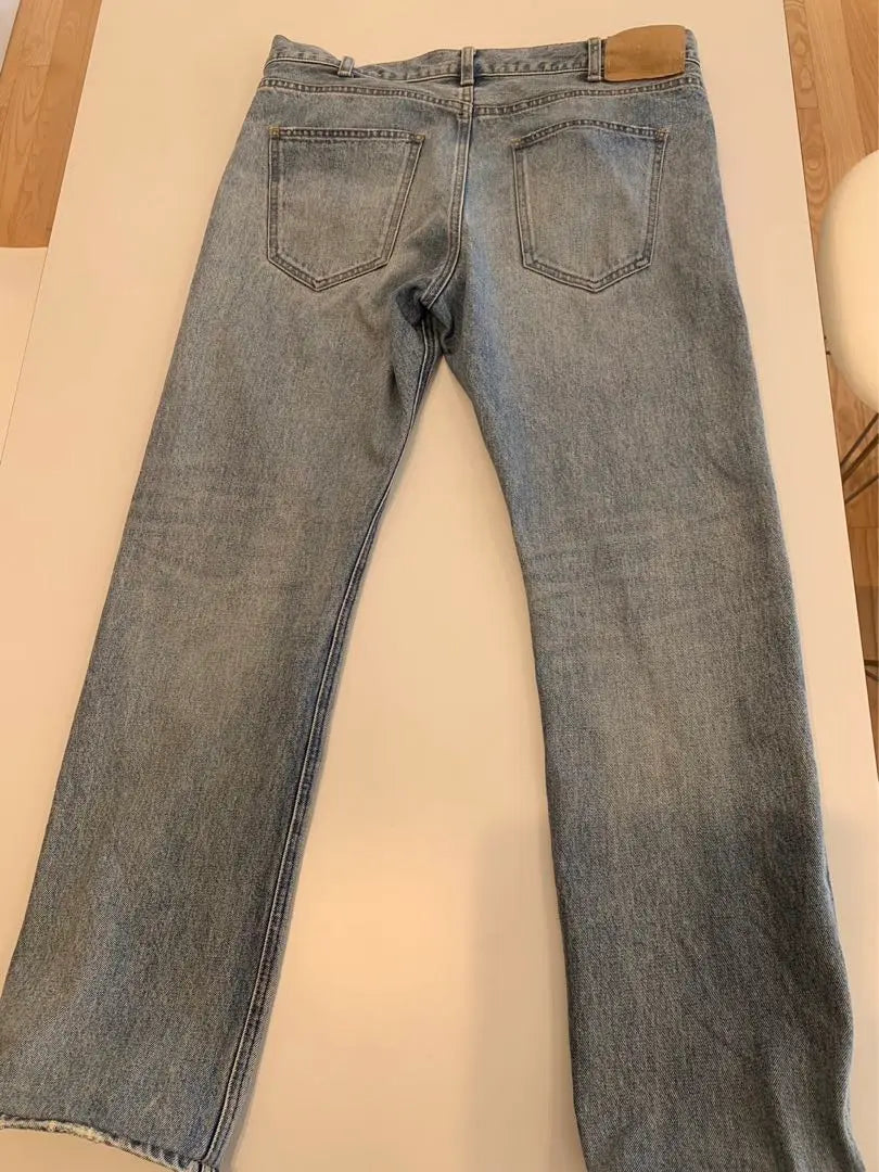 Celine by Edith Liman Straight Wash Denim Pants