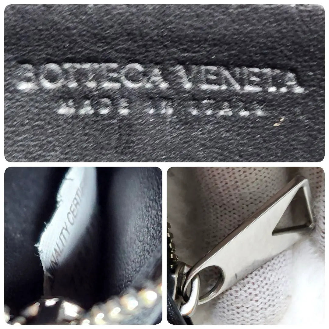 ✨Currently almost unused✨Bottega Long Wallet Round Zipper Cassette RFID