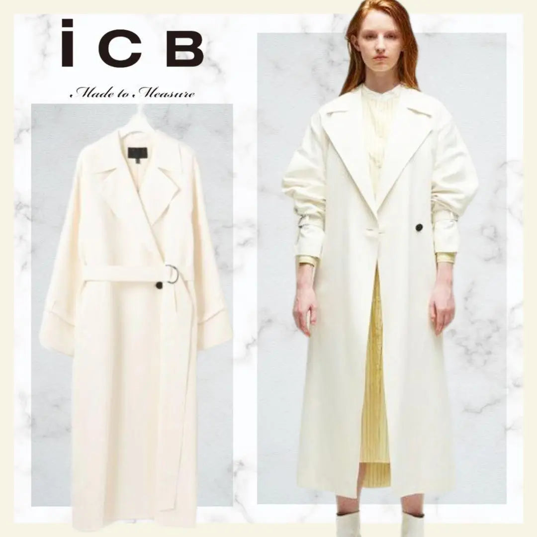 441 *Regular price: 40,000 yen ICB Couth long trench coat, large size, sold out