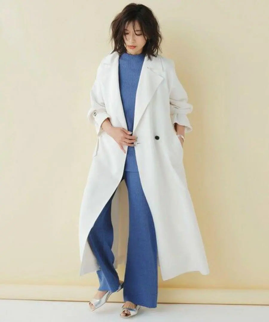 441 *Regular price: 40,000 yen ICB Couth long trench coat, large size, sold out