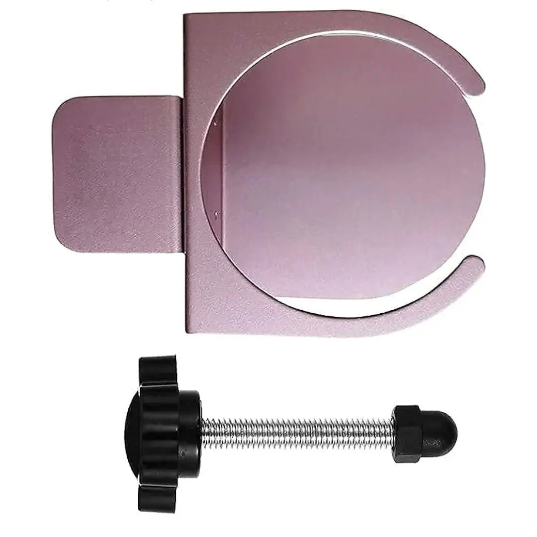 ❤ Producto popular ❤ Abrazadera para portavasos fija de metal para escritorios y sillas (ROSA)