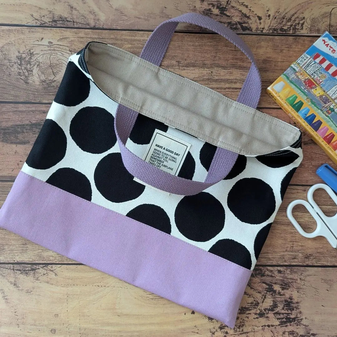 Entrance goods ☆ Tool bag Dot x Purple