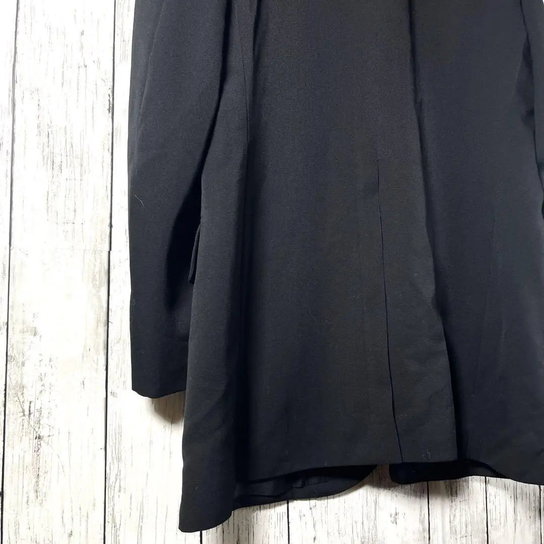 Tailored jacket, formal wear, black, wool, made in Japan, used clothing