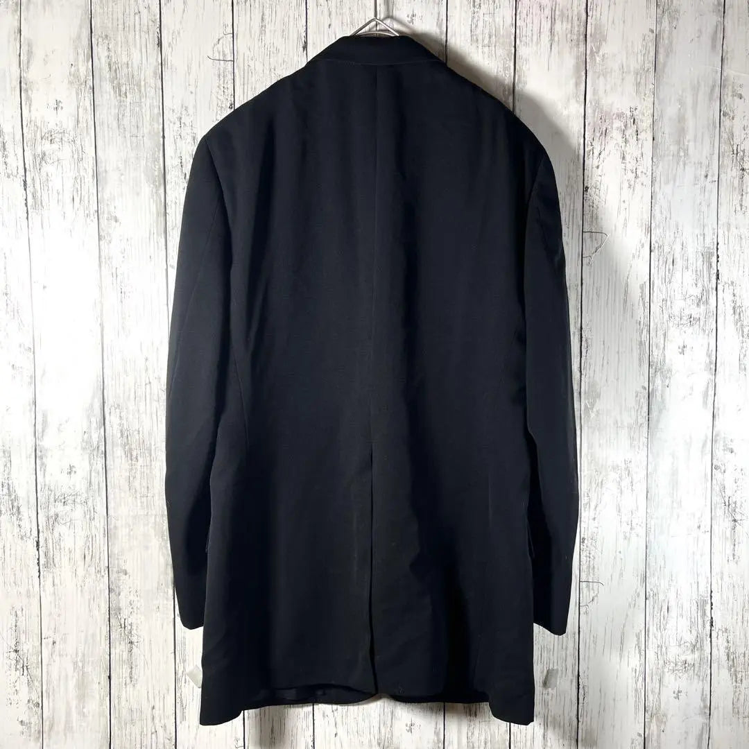 Tailored jacket, formal wear, black, wool, made in Japan, used clothing