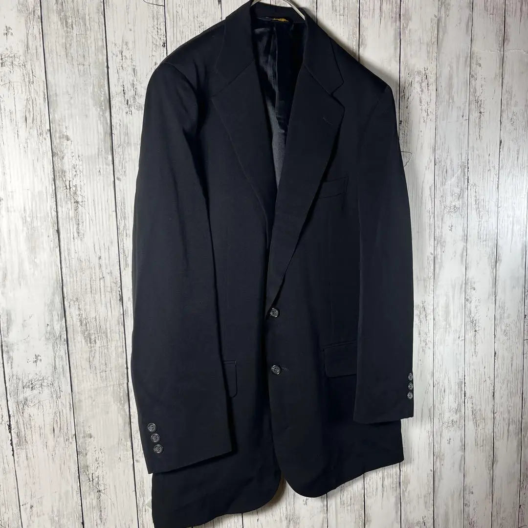 Tailored jacket, formal wear, black, wool, made in Japan, used clothing