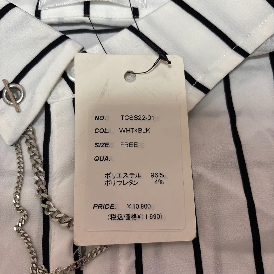 THICC Original Shoulder Zip Chain Shirt Brand new Unused 11,990 yen