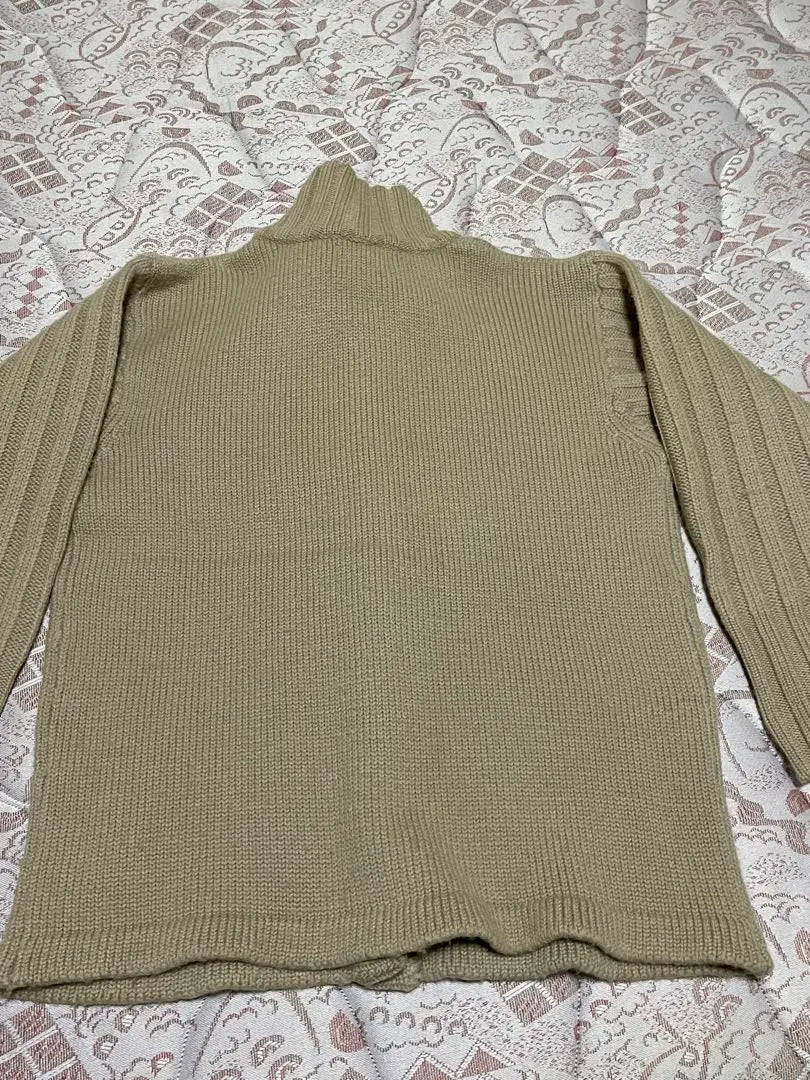 DIPPY DRO Beige Cardigan 100% Wool Cleaned