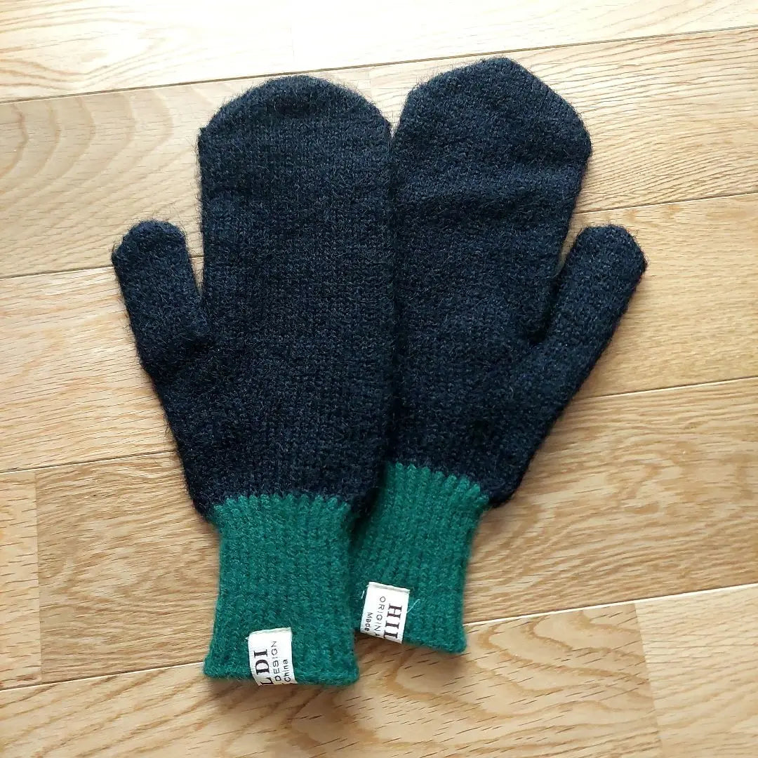 Knit gloves ♡ Bicolor | ニット手袋♡バイカラー