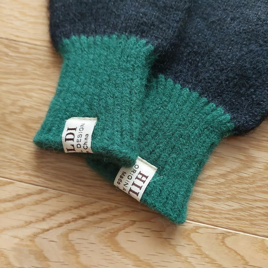 Knit gloves ♡ Bicolor | ニット手袋♡バイカラー