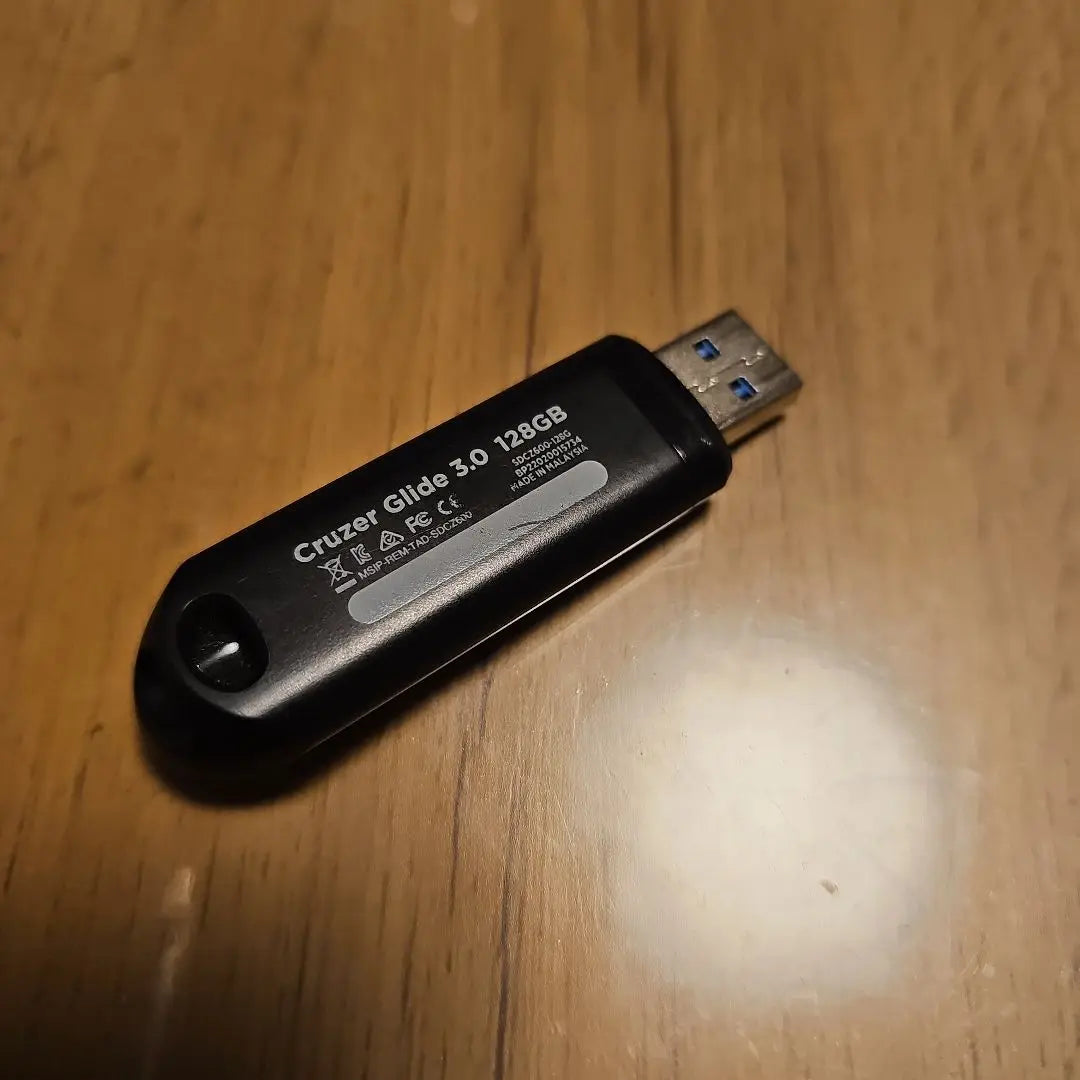 SanDisk 128GB USB memory USB3.0 Used operation confirmed