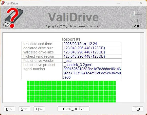 SanDisk 128GB USB memory USB3.0 Used operation confirmed