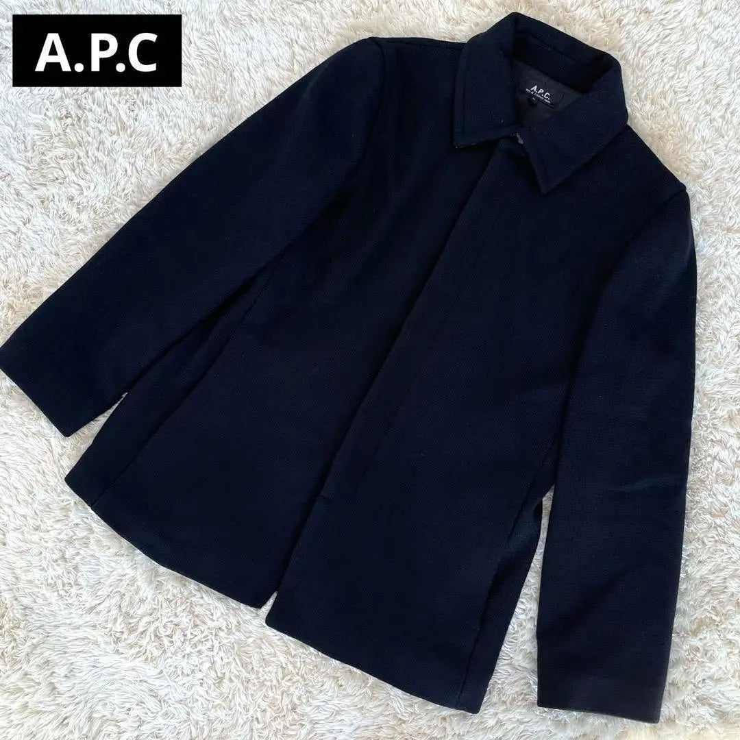 Gabardina de lana APC APC Fabricada en Francia Negro M