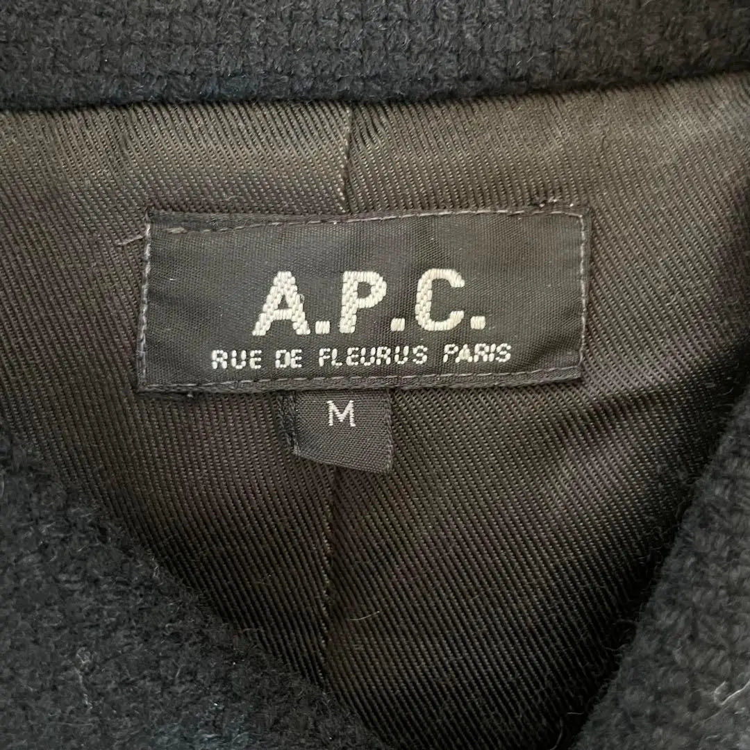 Gabardina de lana APC APC Fabricada en Francia Negro M