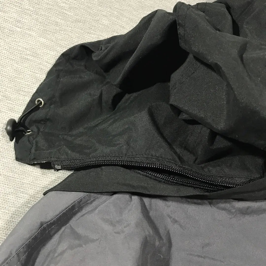 [HAYWARD.CA] Reversible embroidered logo fleece lining nylon jacket