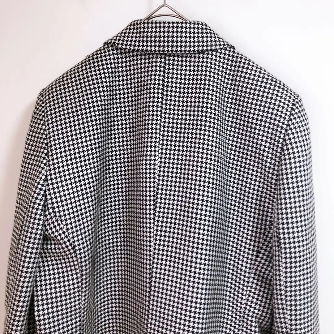 [STURDAY AFTERNOON] (M) Houndstooth pattern tailored jacket/double