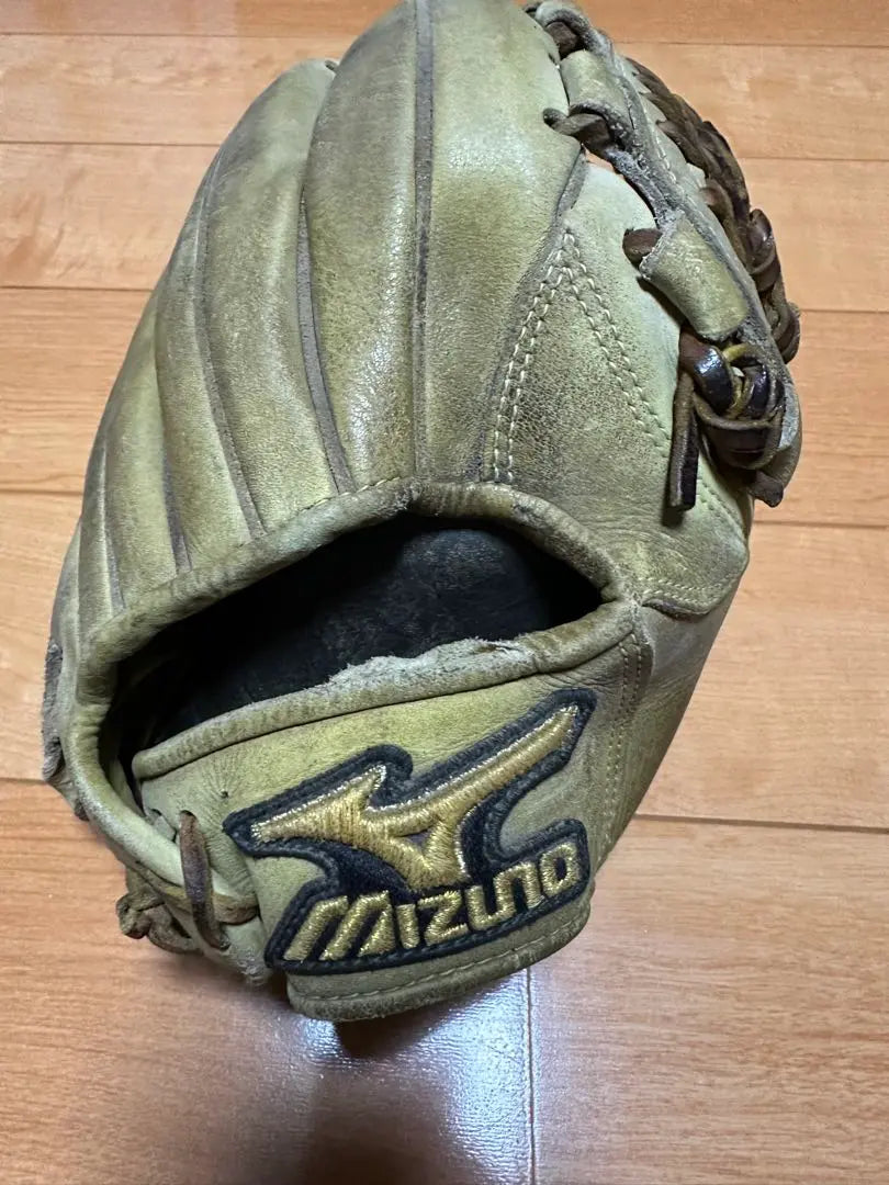 Guantes de béisbol MIZUNO PRO, tipo rígido, para infield, de color amarillo