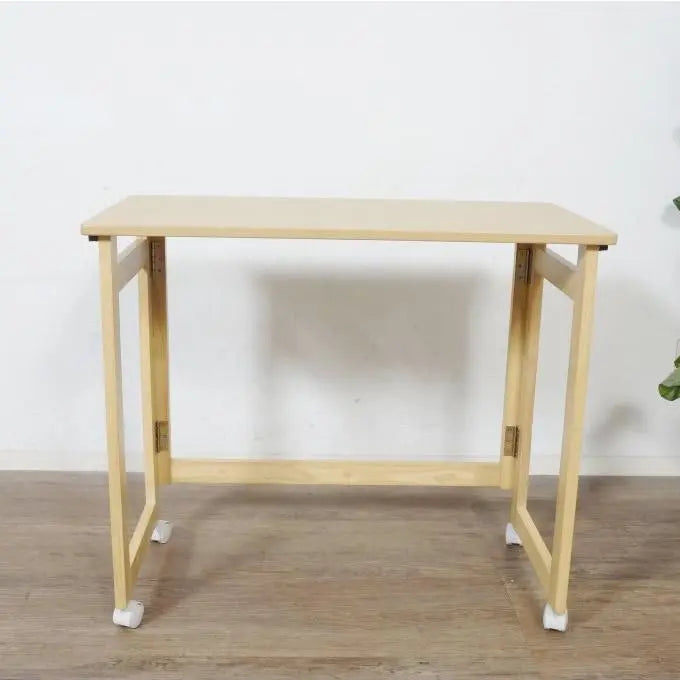 [New] Wooden folding desk, study desk, workbench, outlet | 【新品】木製　折りたたみデスク　勉強机　作業台　アウトレット