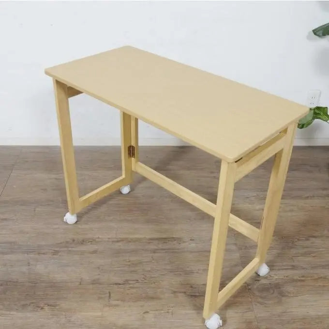 [New] Wooden folding desk, study desk, workbench, outlet | 【新品】木製　折りたたみデスク　勉強机　作業台　アウトレット