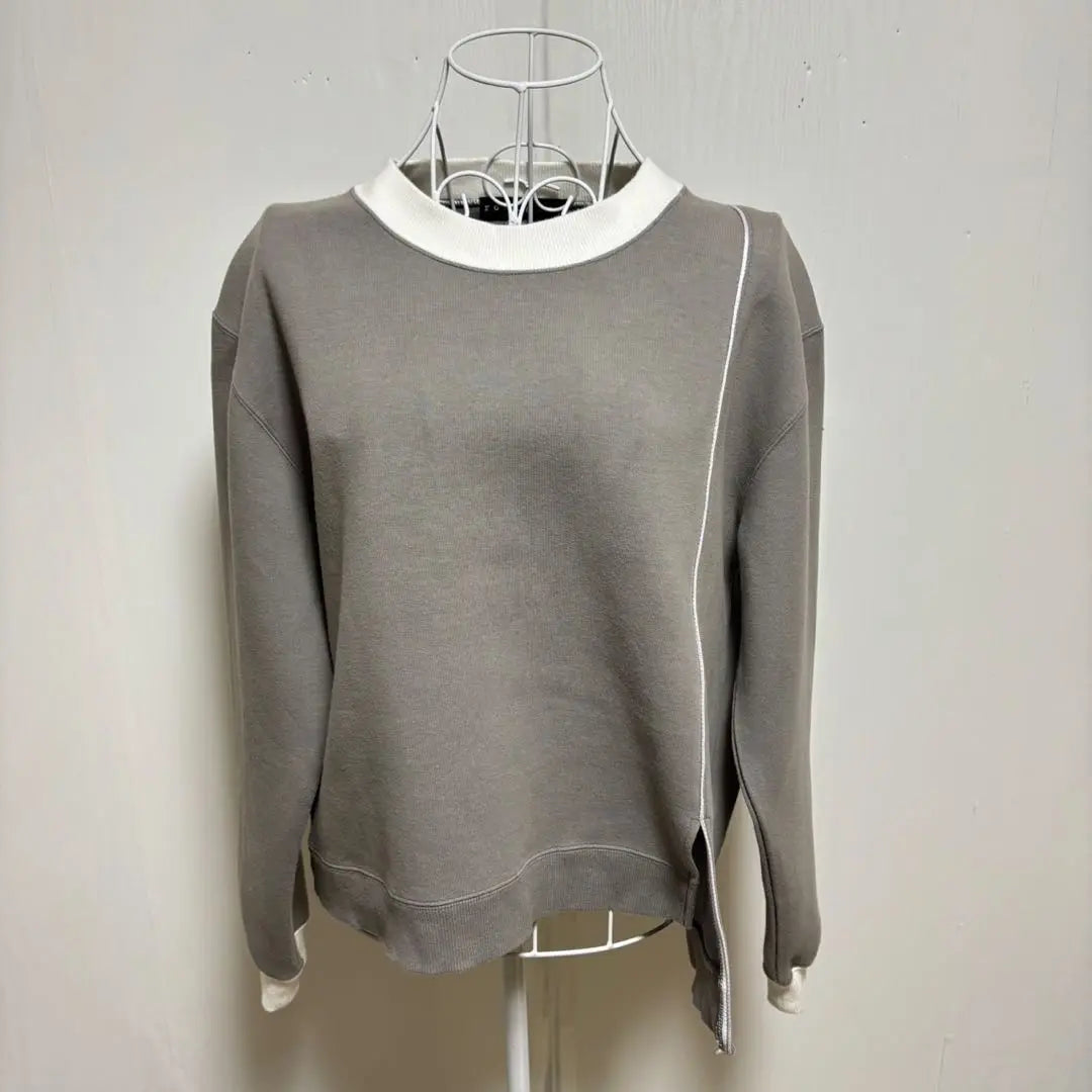 roarguns transformed color scheme sweatshirt 2 made in Japan, gray pullover, slit