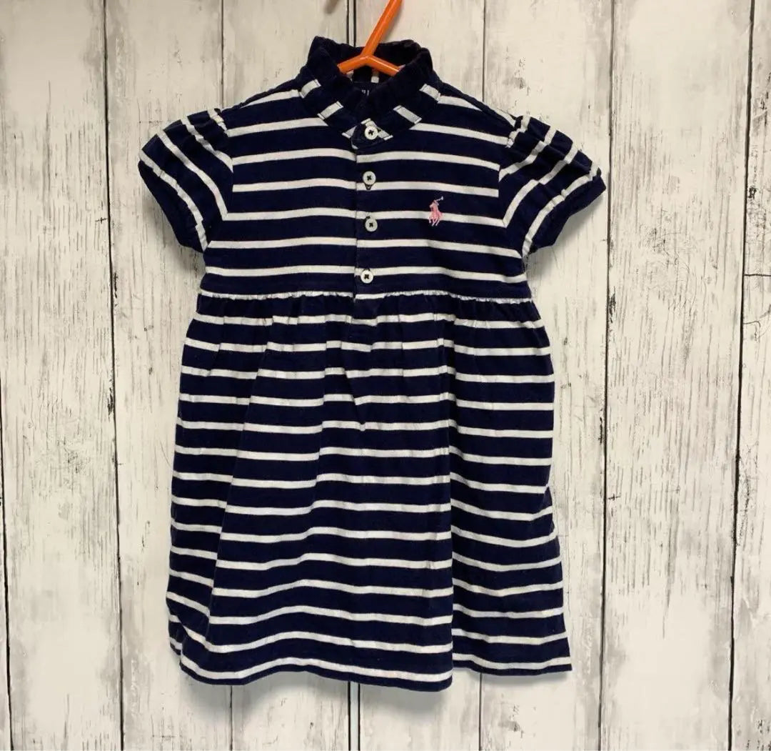 [Be prepared for a deficit❣️] Ralph Lauren Cute children's polo shirt dress Baby 80