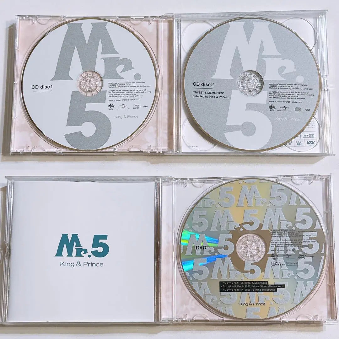 King & Prince Mr.5 First Limited Edition A, in great condition! CD DVD Nagase Ren