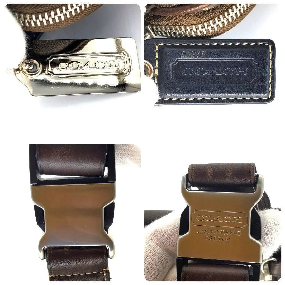 COACH Coach Waist Bag Beautiful Condition Leather Stylish Cute