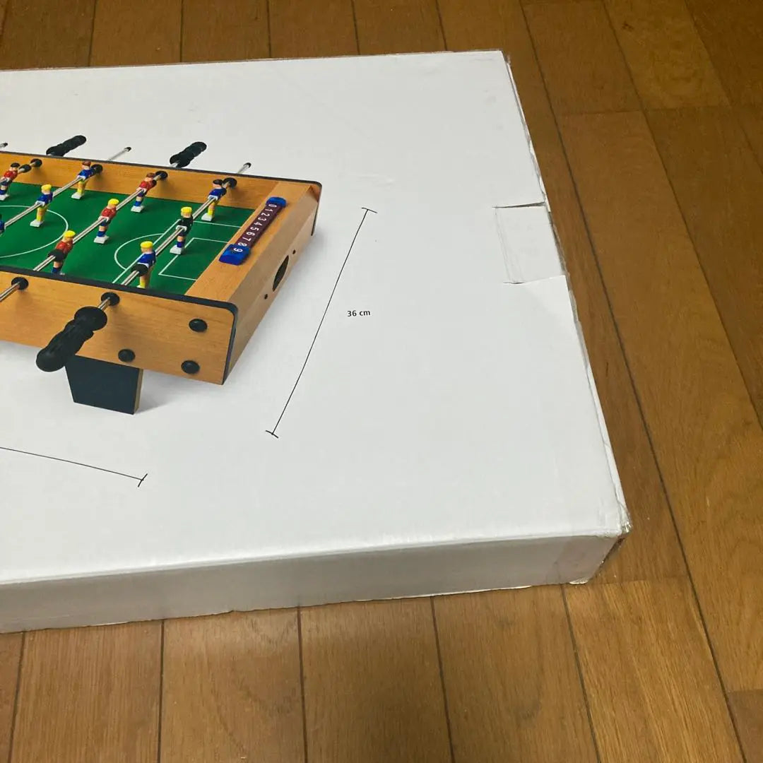 Juego de futbolín 60cm x 36cm x 10cm