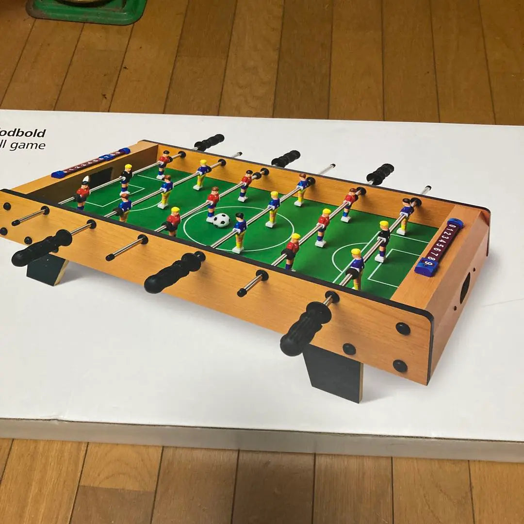 Juego de futbolín 60cm x 36cm x 10cm