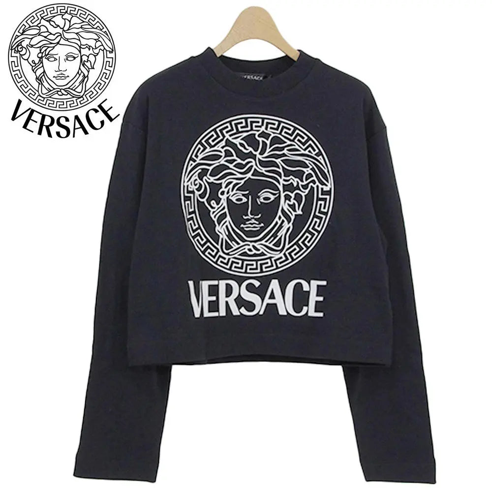 Versace VERSACE Cropped Length Sweat Trainer 40m | ヴェルサーチェ versace クロップド丈スエット トレーナー40 M