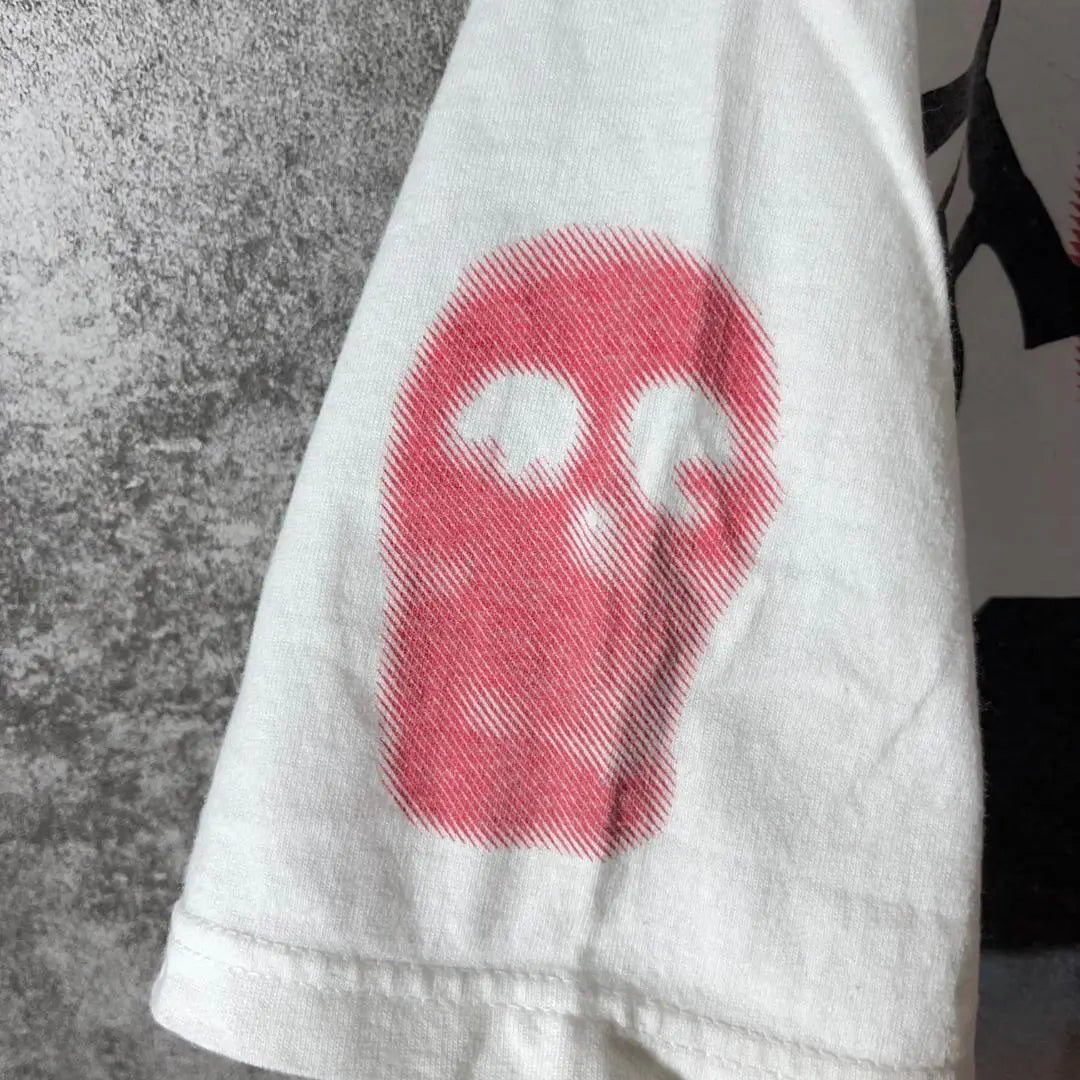 [Muy popular] Camiseta Stussy con estampado grande ◎ Presencia de calavera ◎ Doblaje suelto