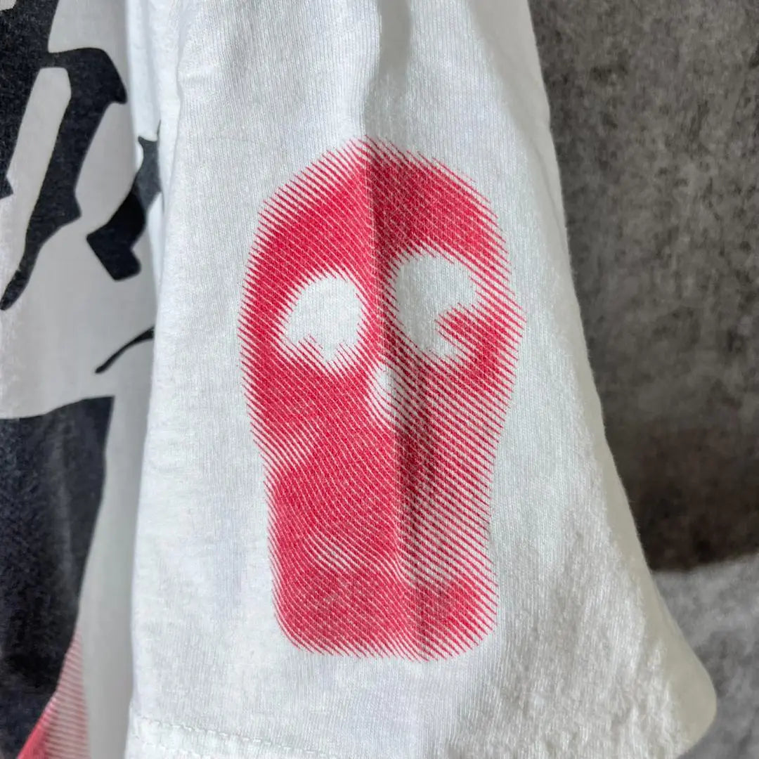 [Muy popular] Camiseta Stussy con estampado grande ◎ Presencia de calavera ◎ Doblaje suelto