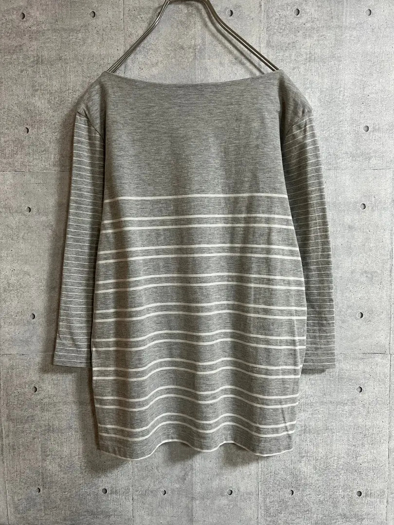 [Belleza] TOMMY HILFIGER Camiseta larga Gris Talla S | 【美品】TOMMY HILFIGER ロングTシャツ グレー サイズS