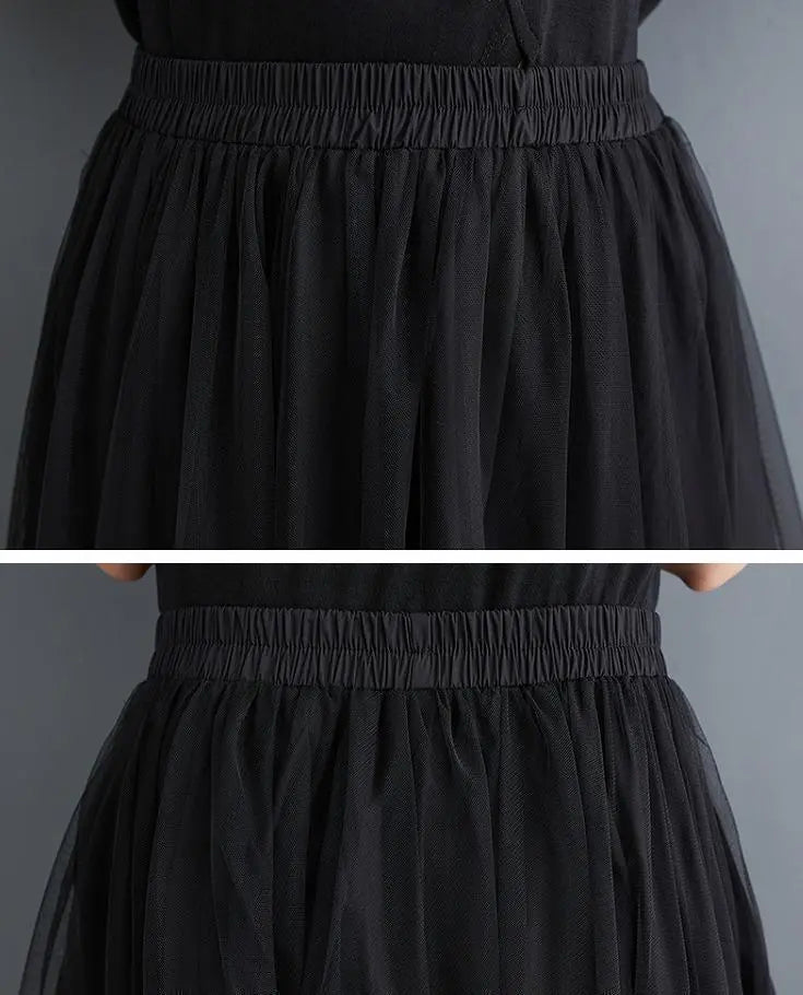 Large size women's skirt long spring/summer autumn new