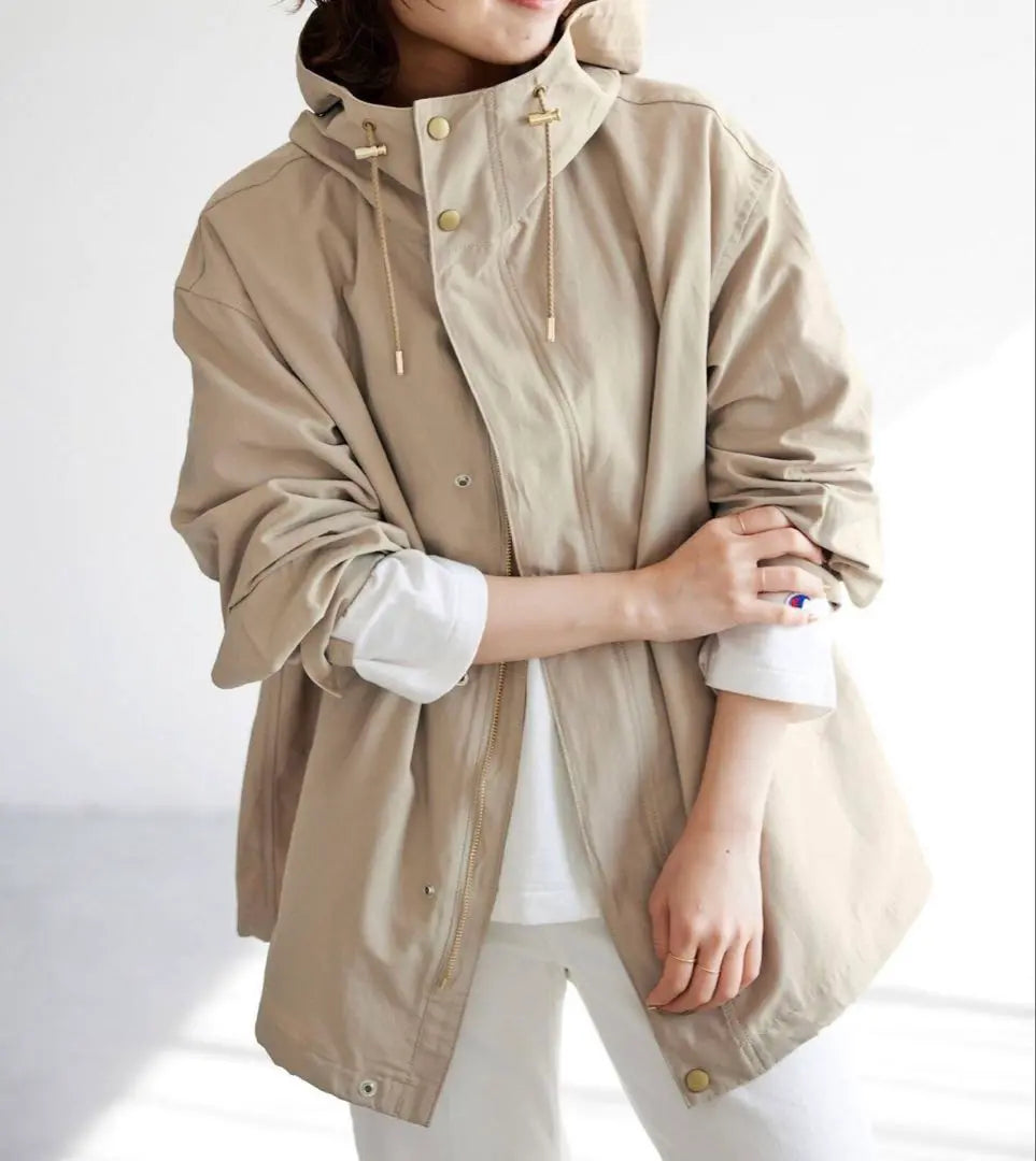 SLOBE IENA NC Weatherhoodie Blouson Beige 2024SS