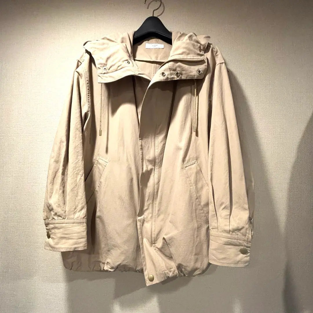 SLOBE IENA NC Weatherhoodie Blouson Beige 2024SS