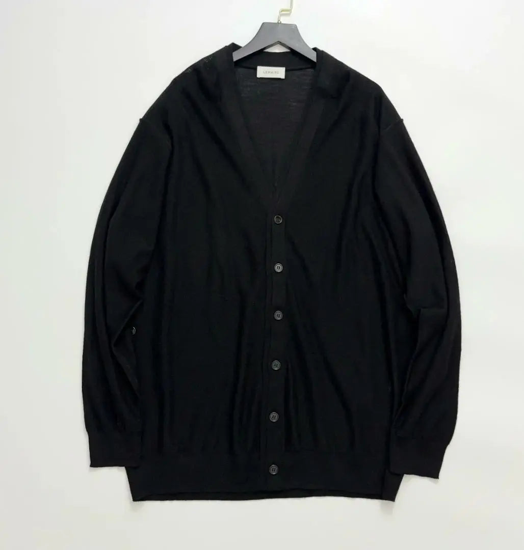 Lemaire Black V-neck Cardigan S size | Lemaire ルメール ブラック Vネック カーディガン Sサイズ