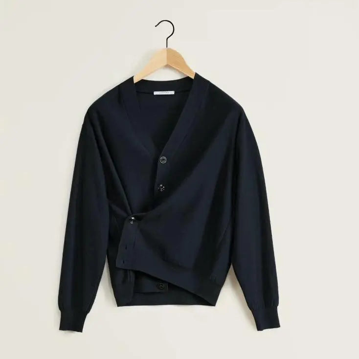 Lemaire Black V-neck Cardigan S size | Lemaire ルメール ブラック Vネック カーディガン Sサイズ