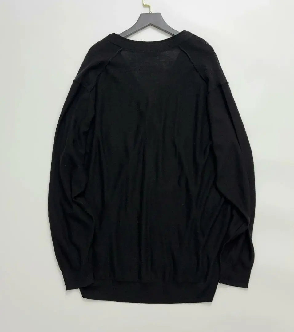 Lemaire Black V-neck Cardigan S size | Lemaire ルメール ブラック Vネック カーディガン Sサイズ