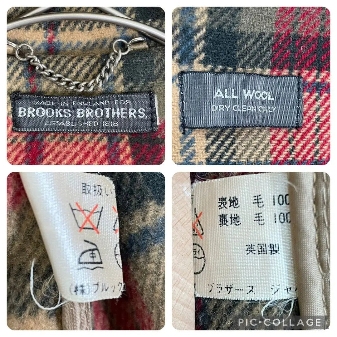 Brooks Brothers 80S - Forro negro Tag Lining, equivalente a Camel XL