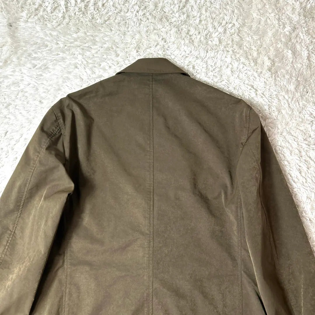 [Extremely beautiful] Et baas velour tailored jacket 1B khaki size 44