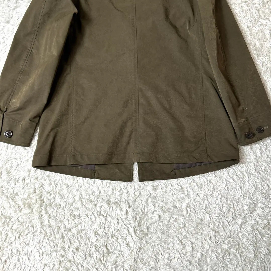 [Extremely beautiful] Et baas velour tailored jacket 1B khaki size 44