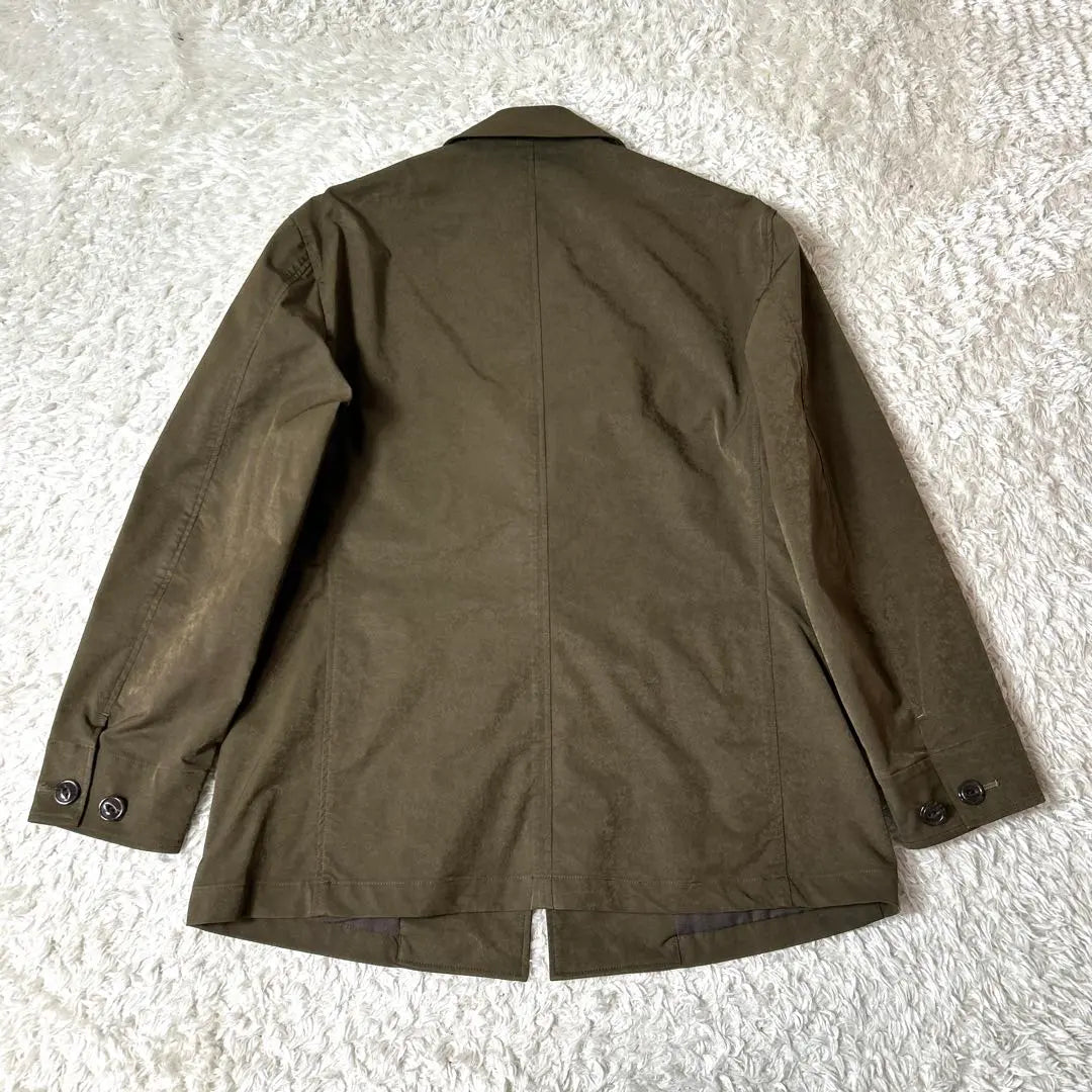 [Extremely beautiful] Et baas velour tailored jacket 1B khaki size 44