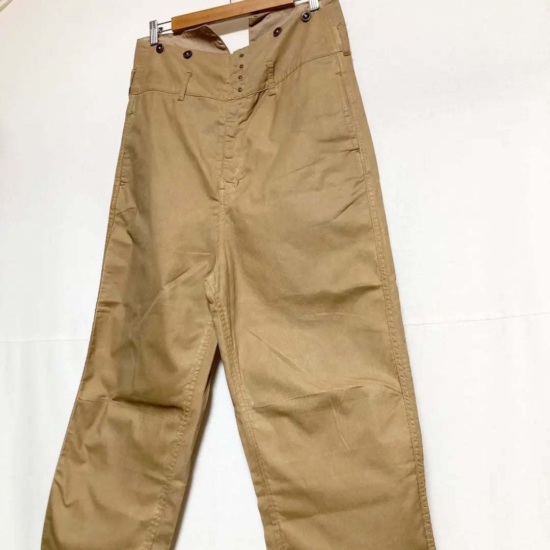 Porter Classic Coated Suspender Pants