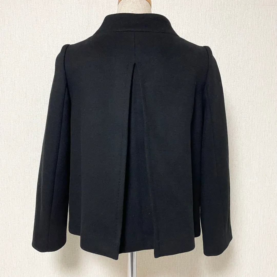 BALLSEY Wool Cashmere Short Coat Black 38