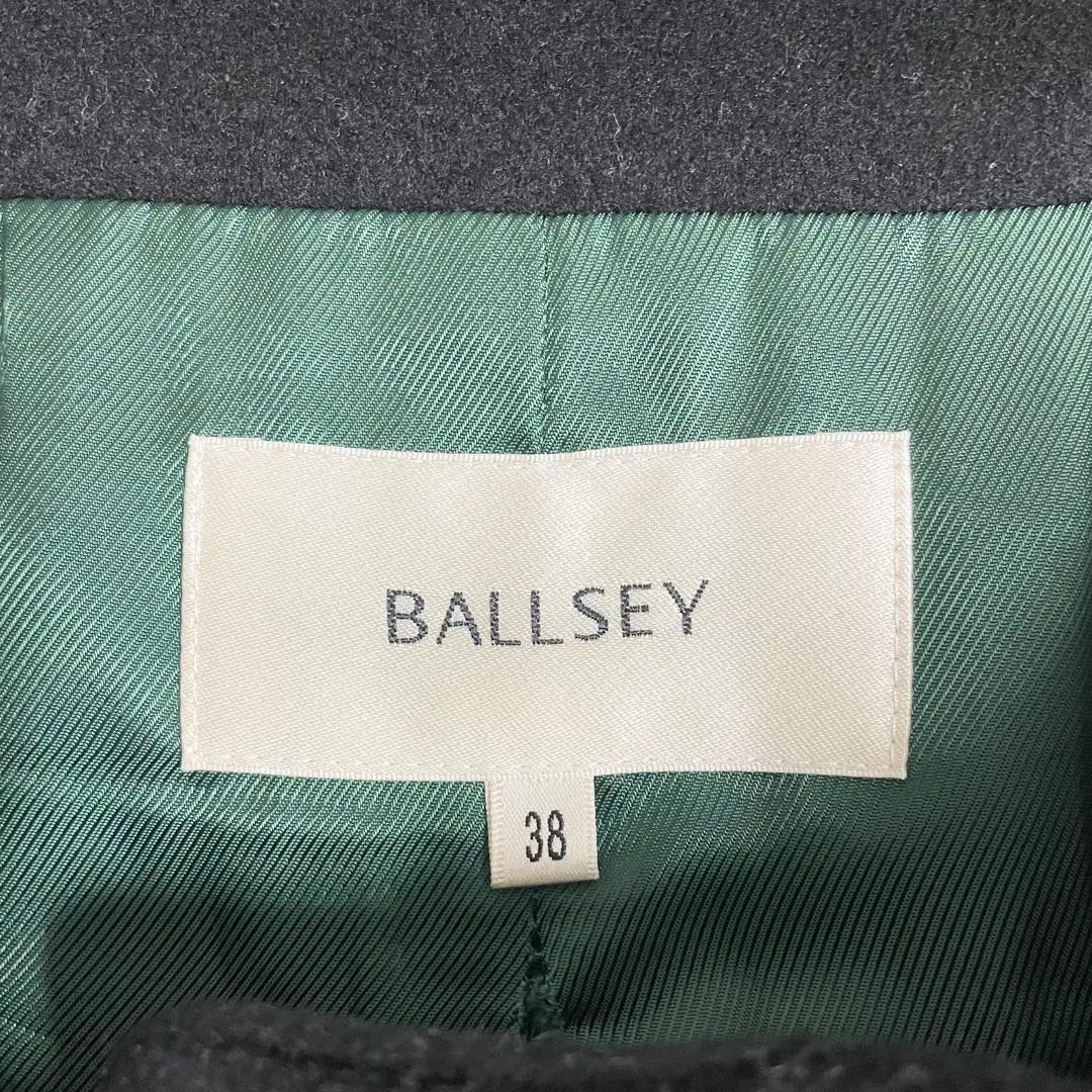 BALLSEY Wool Cashmere Short Coat Black 38